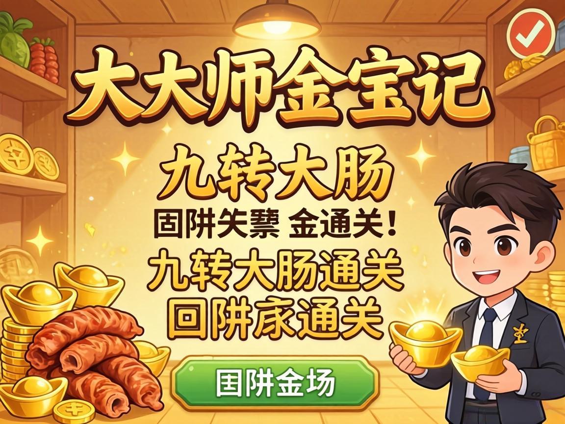 陷阱大师金矿记：九转大肠通关